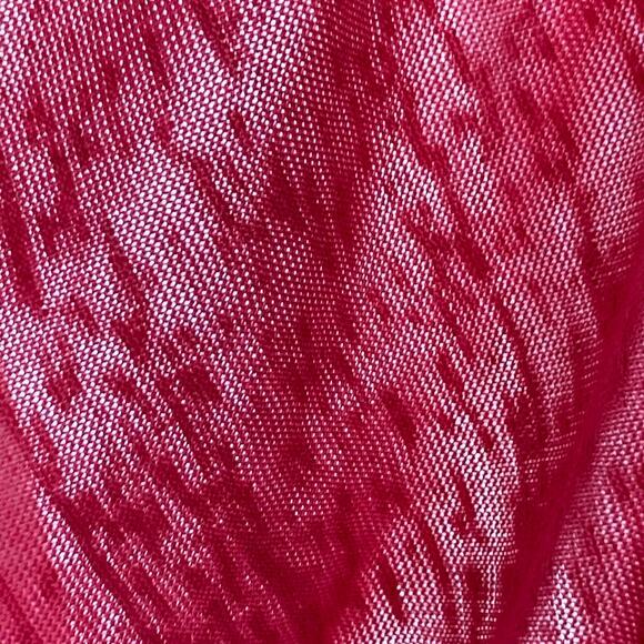 NWOT TOMMY BAHAMA Top Tunic Blouse Poncho Cover Up L/XL Pink Gold-Sparkle PomPom - Picture 8 of 11